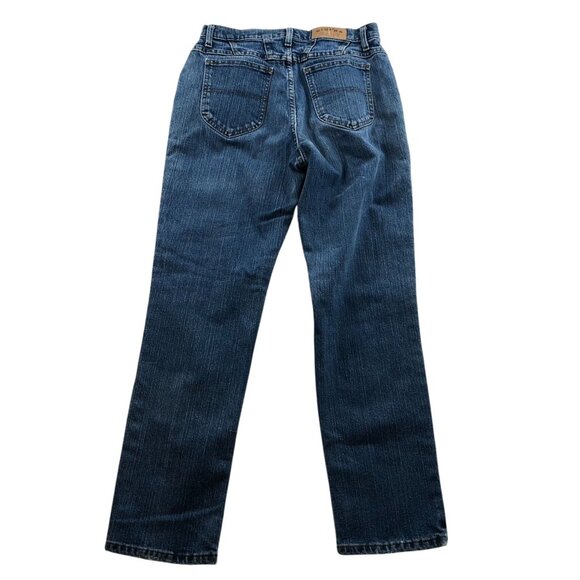 Lee Riders Women's Jeans Size 10P Blue Denim Classic Straight Leg Casual Medium - Picture 2 of 13